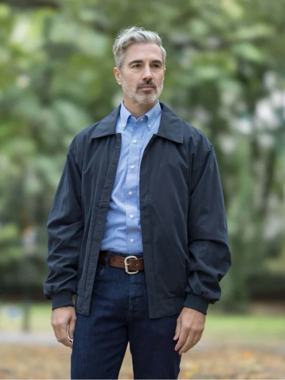 MagnaReady® X Weatherproof® Navy Golf Jacket with Magnetic Closures - Picture 4 of 14